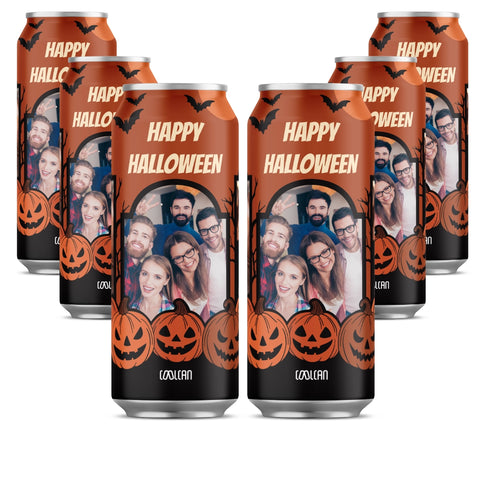 Dárek na Halloween (pivo s vlastní fotkou)