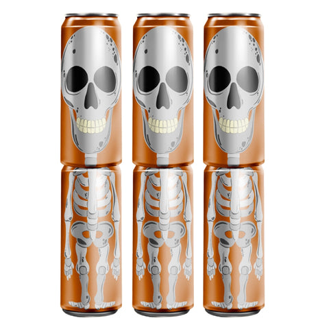 Halloween pivo s motivem kostlivce