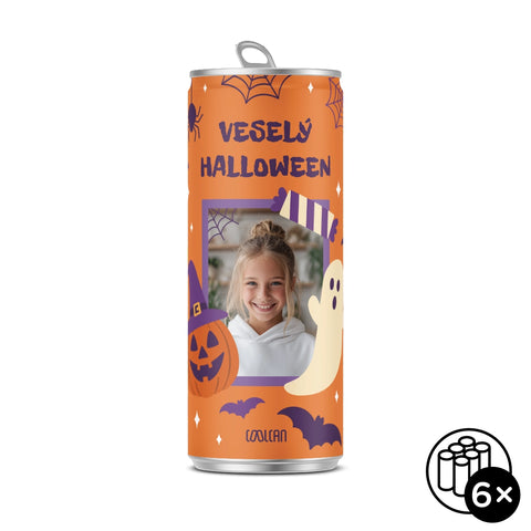 Limonáda s vlastní fotkou na Halloween
