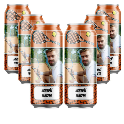 Tenisové pivko s potiskem
