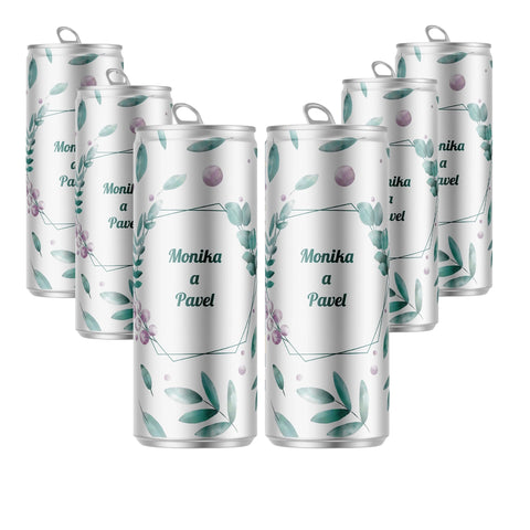 Svatební energy drink s vlastním potiskem