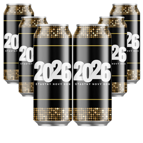 Pivo v originálním silvestrovském designu