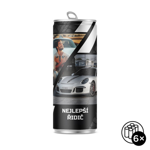 Limonáda s vlastní fotkou pro autíčkáře