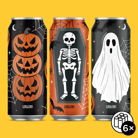 Halloweenský pivní set - 3 strašidelné designy