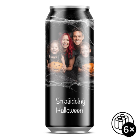Pivo s vlastní fotkou - Halloween