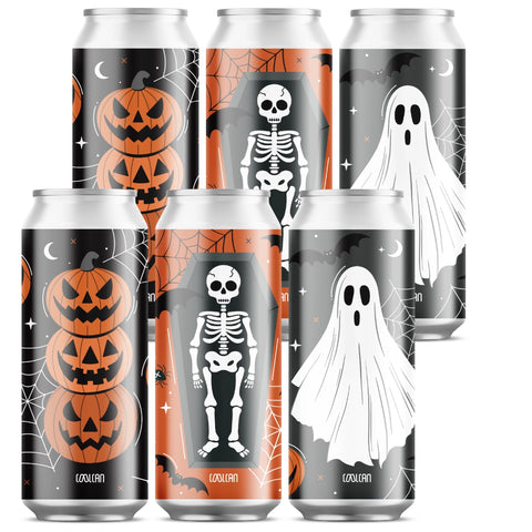 Halloweenský pivní set - 3 strašidelné designy