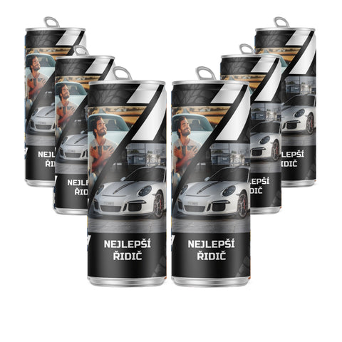 Limonáda s vlastní fotkou pro autíčkáře