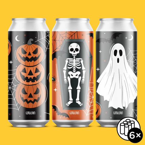 Halloweenský pivní set - 3 strašidelné designy