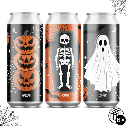 Halloweenský pivní set - 3 strašidelné designy